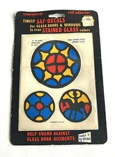 Vtg 1972 Timely Saf-Decals Old