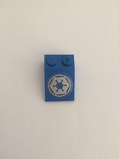 Lego 3298pb034 blue 3 x 2