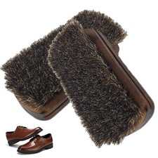 2-Piece Horsehair Shoe Brush