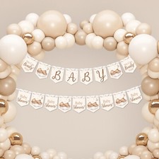 Teddy Theme Baby Shower Flag