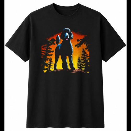 Fantasy art standard poodle - fantasy,