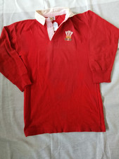 WALES MATCH WORN RUGBY SHIRT
