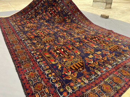 Fine geometric afghan baluchi - fine,