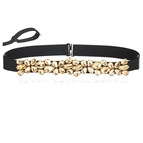 Adjustable rhinestone belt - adjustable,