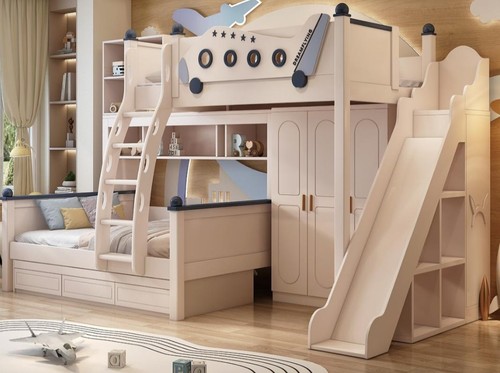 Bunk bed wood white - bunk, children's