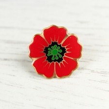Lapel Pin Emblem Badge - Red
