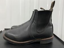 Red Wing 8200 Black Leather Chelsea Boots Rancher Black Star Uk Size 4.5 Eu 37.5