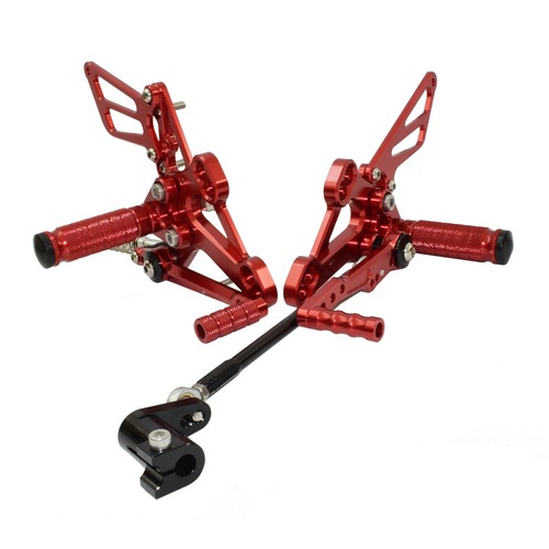 Red adjustable rearset - adjustable,