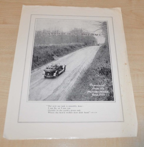1925 rolls royce road - 1925,