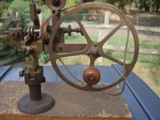 ANTIQUE WATCH MAKERS CUTTING MACHINE LATHE 1840
