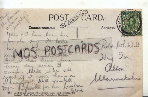 Genealogy postcard whikhill - genealogy,