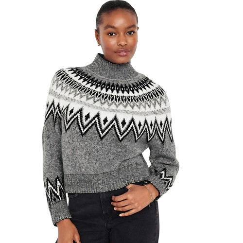 Old navy womens gray fair - fair, isle