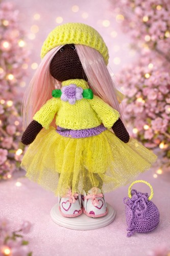 Handmade crochet doll 27 - doll,