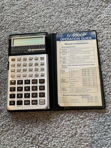 Casio 4000p vintage - casio,