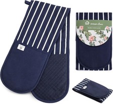 Double oven gloves - double, heat