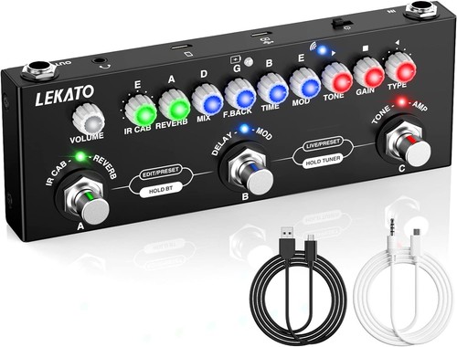 Multi effects pedal lekato - multi,