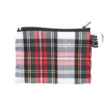 Scottish Clan Tartan Handmade Coin Purse Cash Money Wallet Cotton Xmas Gift Scot