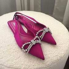 ZARA NEW WOMAN FLAT MULES WITH