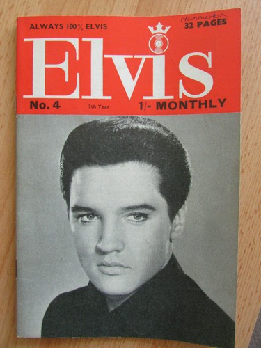 Elvis presley monthly magazine - elvis,