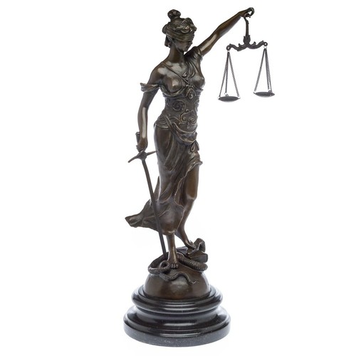 Lady justice bronze - justice, sculpture