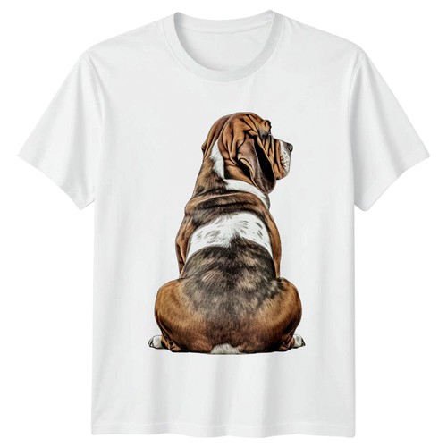 Basset hound dog art - hound,