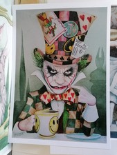 Mad Hatter Joker Signed Print
