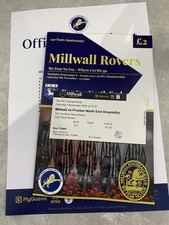 MILLWALL v PNE Program Team