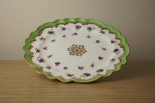 Antique George Jones Crescent  China Plate With Hand Painted Flowers 