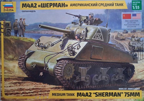 Zvezda m4a2 sherman - zvezda,