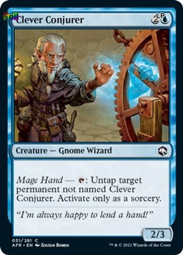 Clever conjurer foil - conjurer,