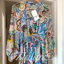 Zara Long Flowing Ruffled