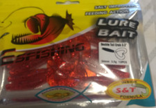 12 Twin Tail Grub Worm Jelly