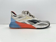 Reebok Nano X White Vivid Orange Trainers Uk 6.5/Eu 40/26 Cm