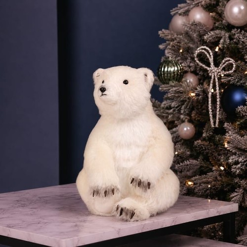 Frosted spirit sitting plush - sitting,