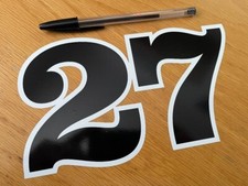 Retro Race Number 27 (Large) -