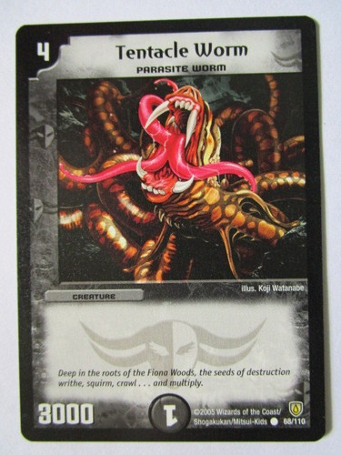 Duel masters tentacle worm - tentacle,