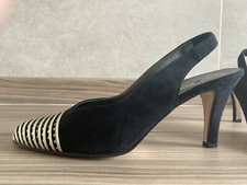 SABRINA CHIC Black Suede and