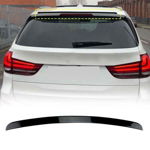 Black car rear trunk middle - rear,