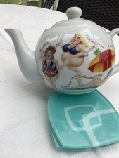 Rare collectible novelty tea pot Beach belles, saucy  funny cute
