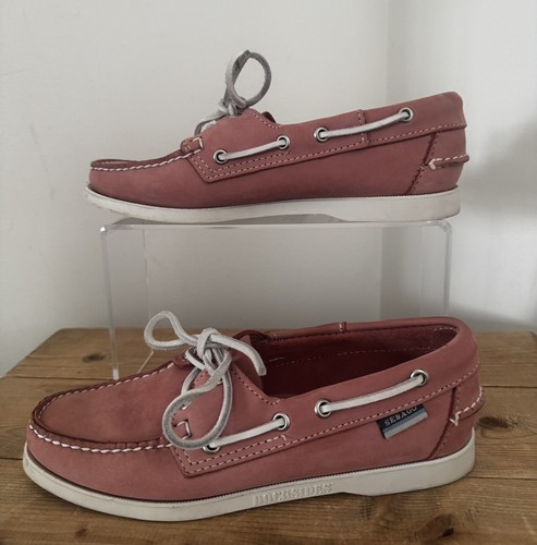 Ladies pink sebago leather - ladies,