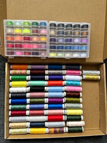 100 pcs multicolour sewing - 100,