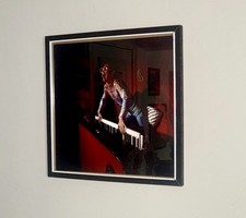 SIR ELTON JOHN LARGE 12” X 12” FRAMED HAND SIGNED PRINT WITH GENUINE SIGNATURE