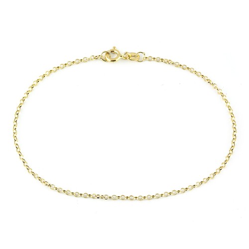 9ct solid yellow gold rolo - 9ct,