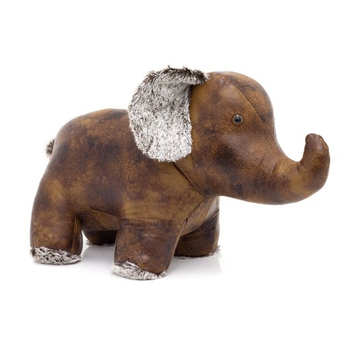 Bruno elephant doorstop faux - bruno, |