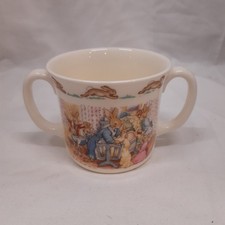 Royal Doulton Two Handled Bunnykins Christening Mug. 1936