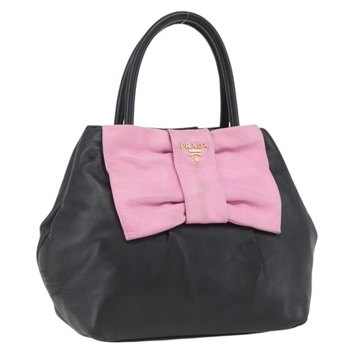 Prada hand bag - hand, black
