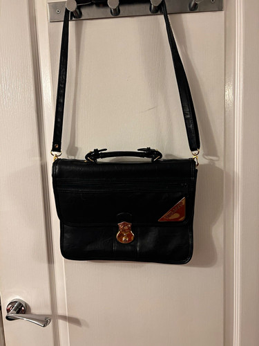 Bulaggi black leather medium - leather,