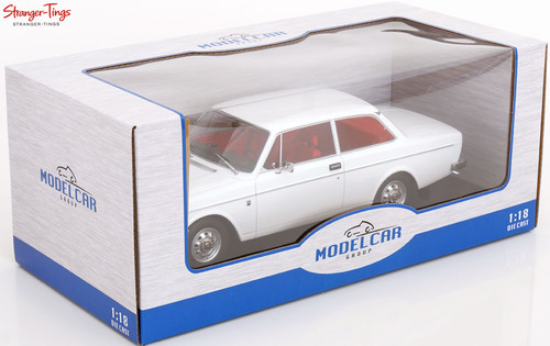 Mcg volvo 142 white 1973 - 1:18,