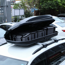 430 Litre Car Roof Top Box Gloss Black Extra Large Top Car 75kg Travel Luggage