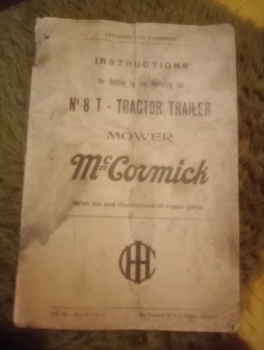 Mccormick no8 tractor - no8, 8